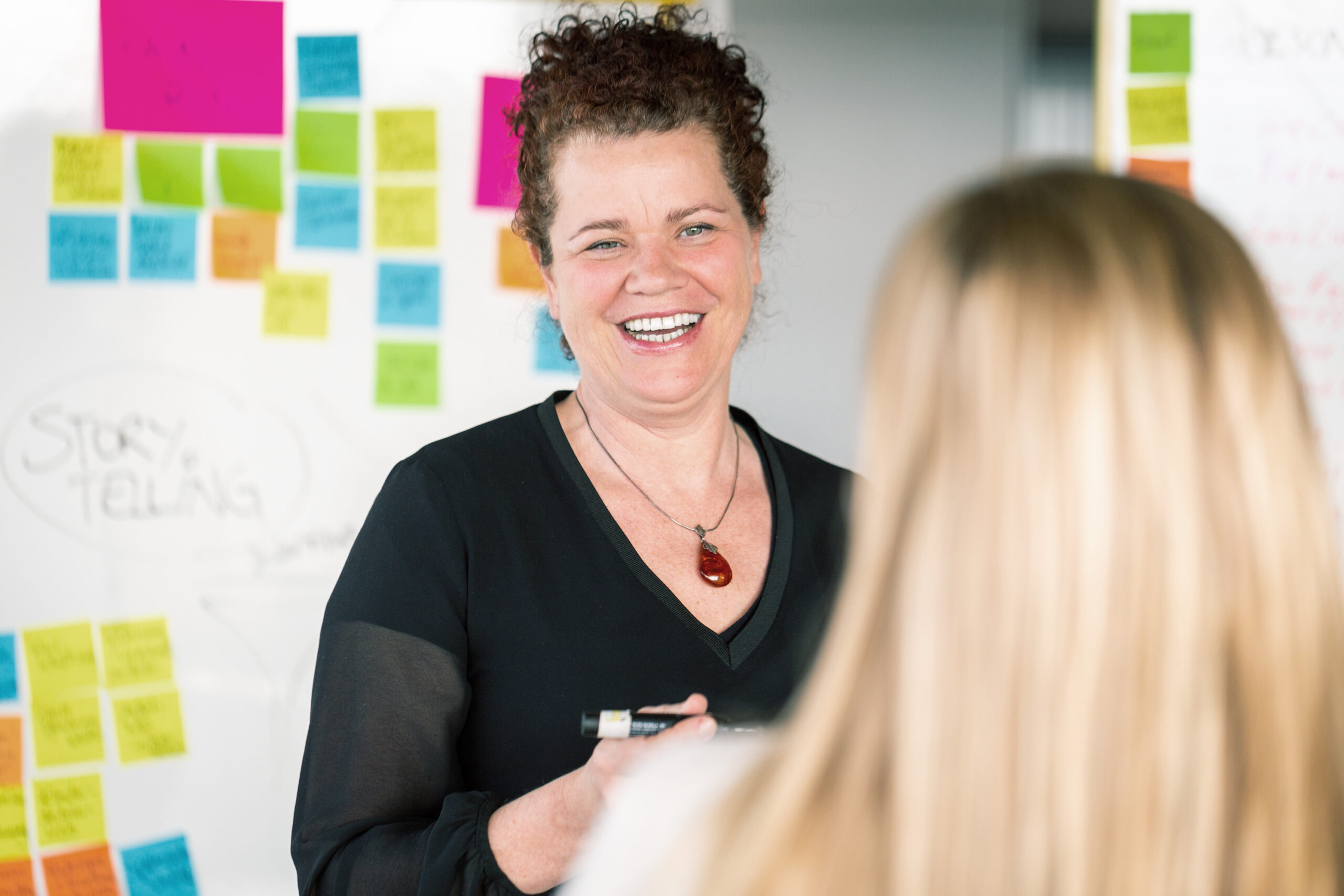 Katharina Heger im Workshop Change Management