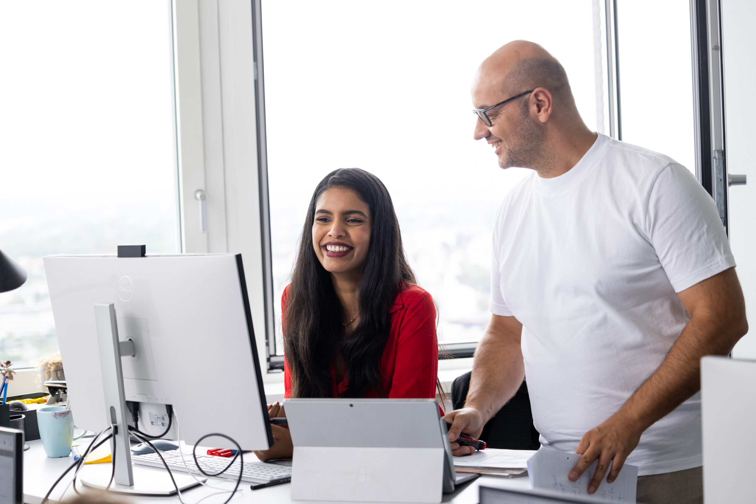 Rosemary Thondanpallil und Michael Müllner